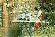 Carl Larsson hilda Spain oil painting artist